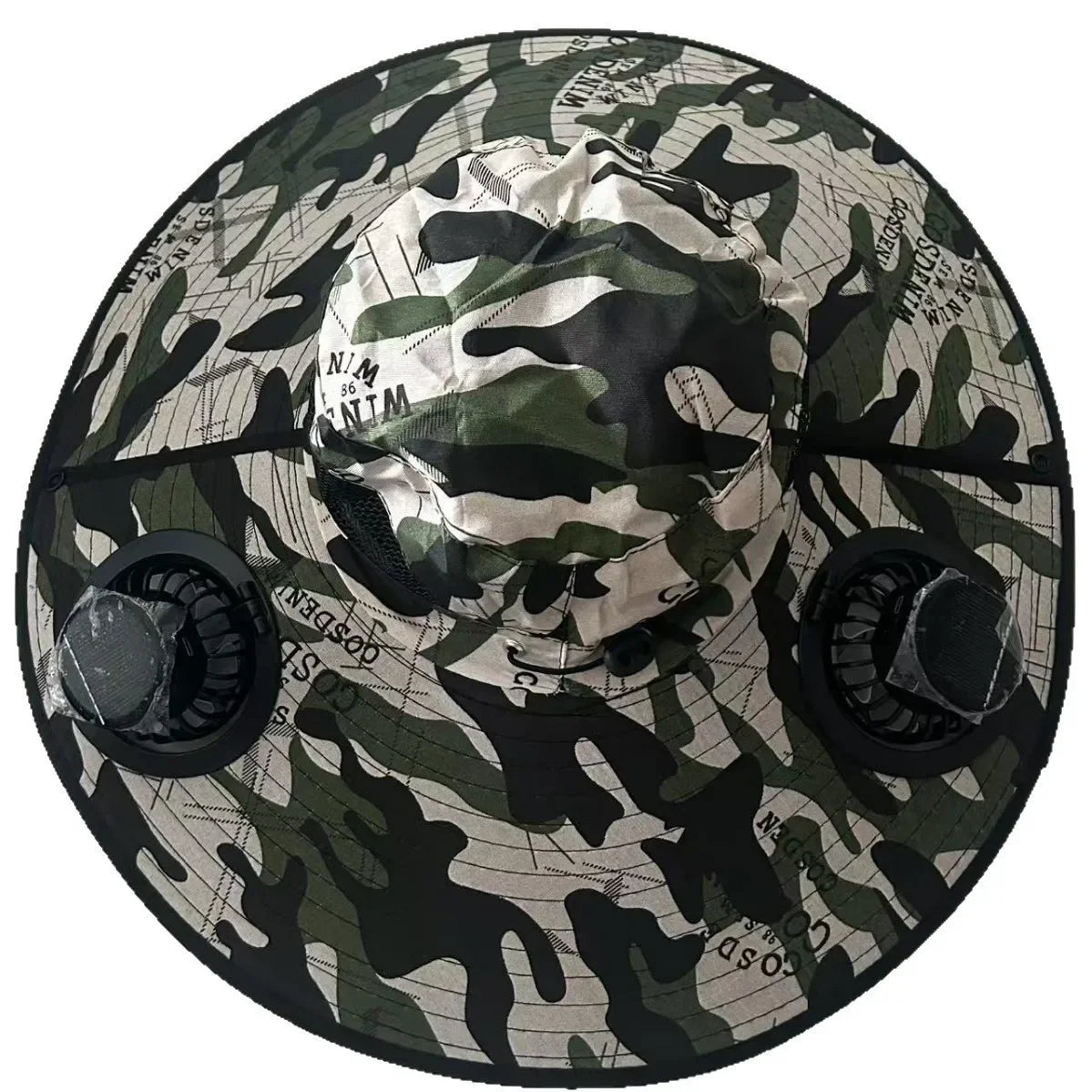 Outdoor Bucket Hat with Solar/USB Powered Fan