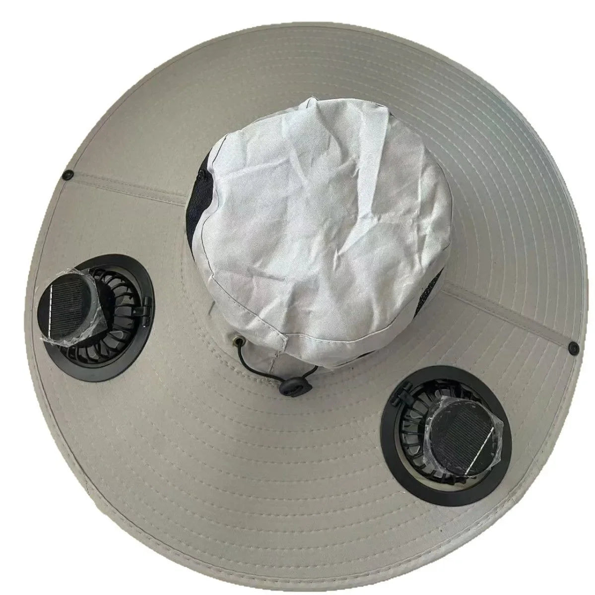 Outdoor Bucket Hat with Solar/USB Powered Fan